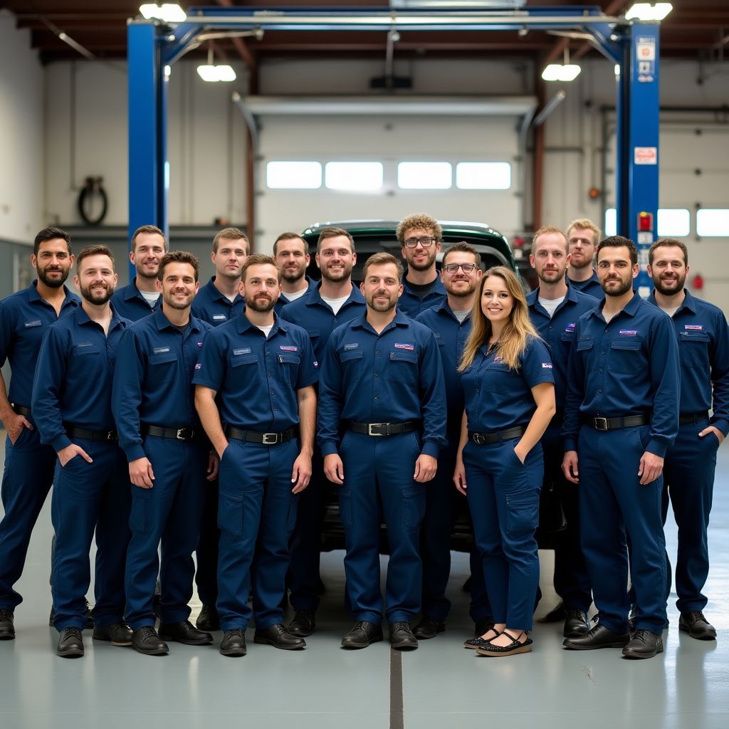 Equipo completo de Auto Taller en reunión anual